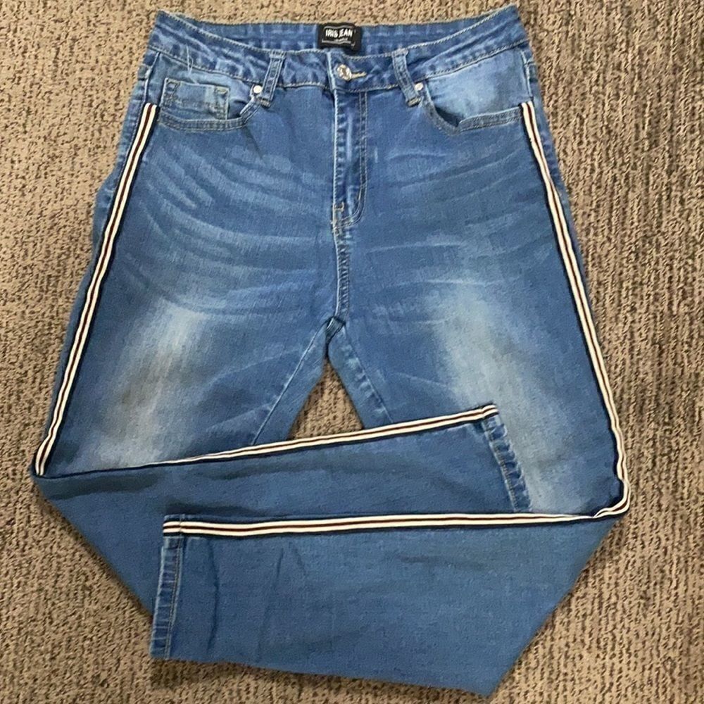 IRIS Jeans Los Angelos High Waist Side Striped  9